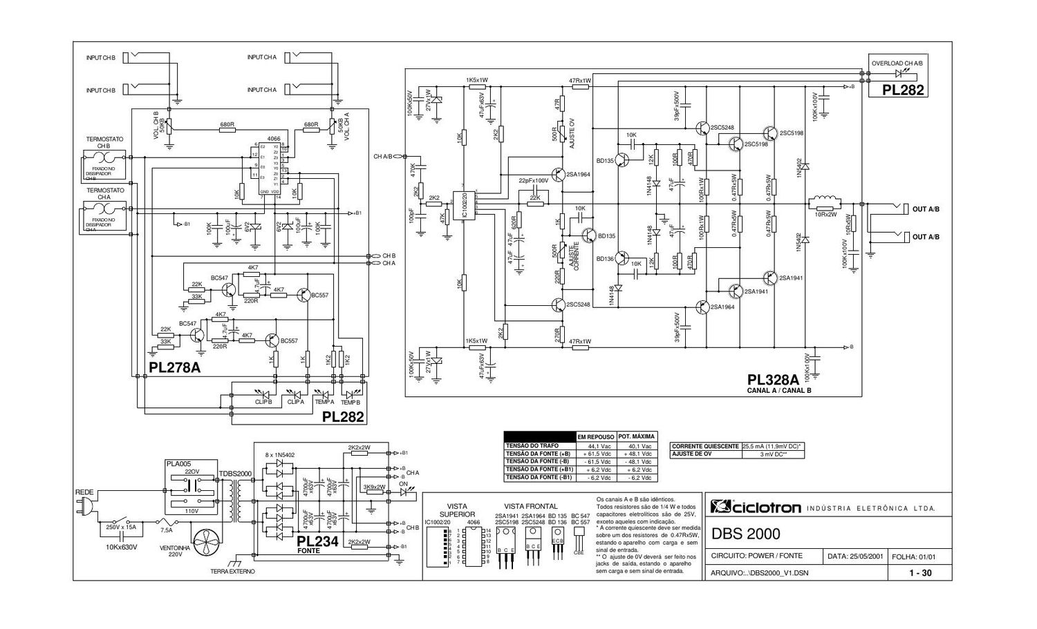 ciclotron dbs 2000 schematic