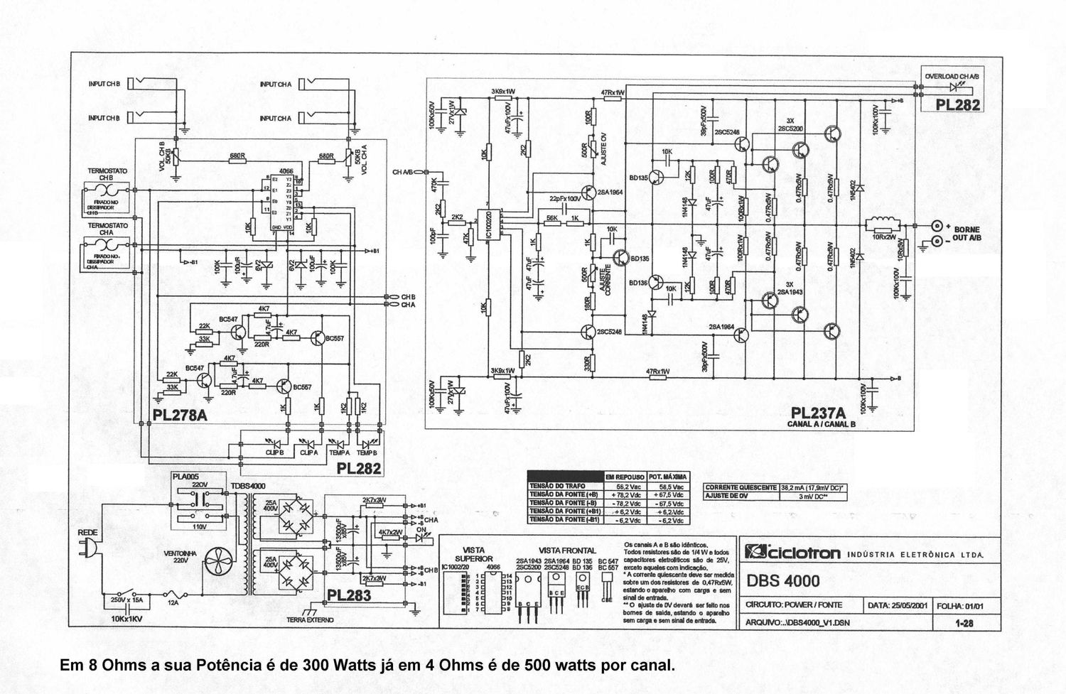 ciclotron dbs 4000 schematic