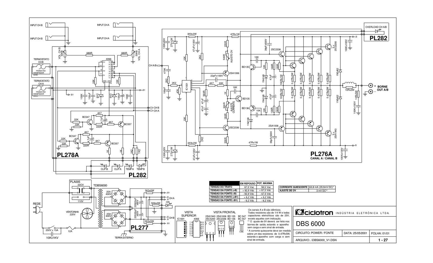 ciclotron dbs 6000