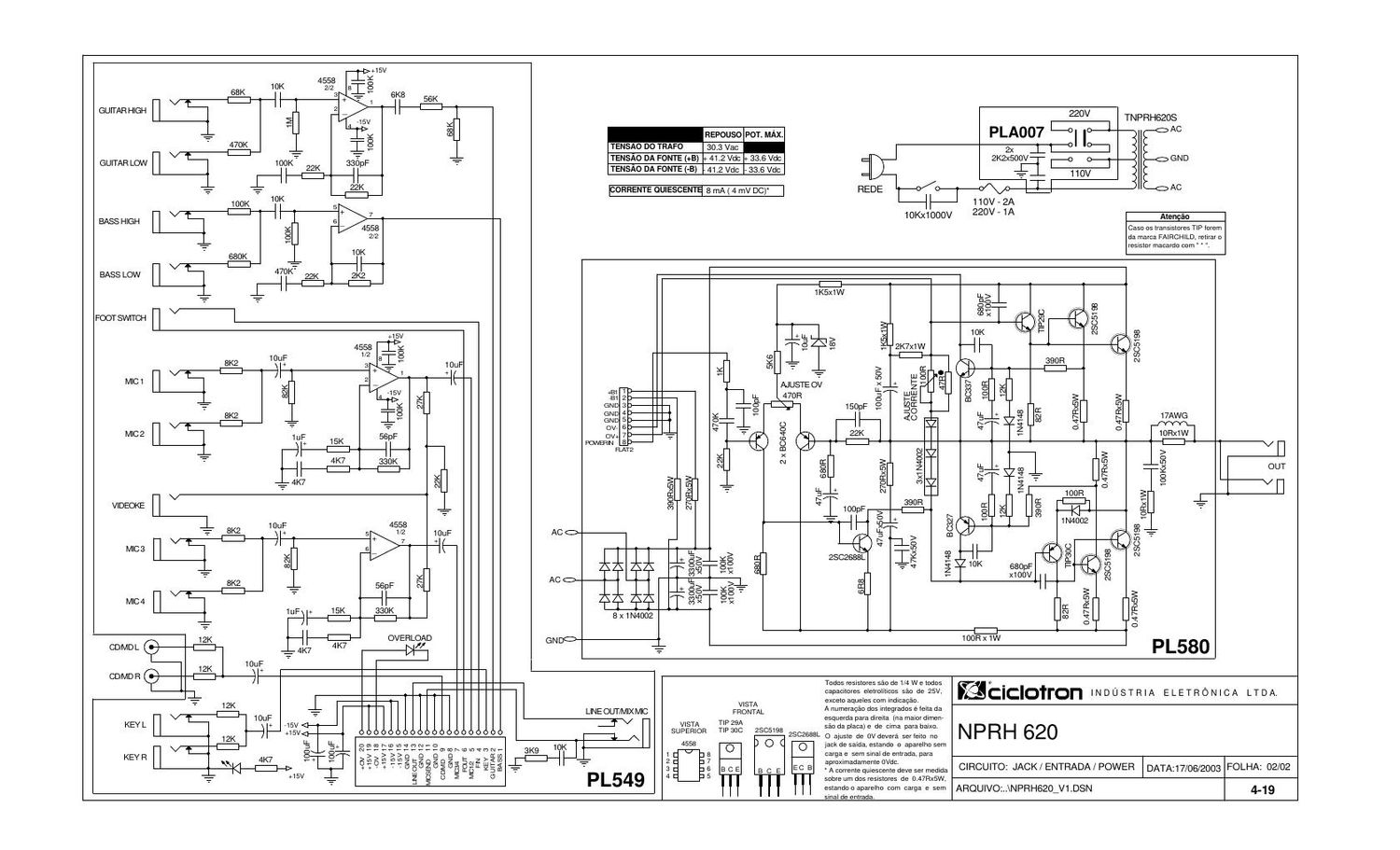 ciclotron prh 620