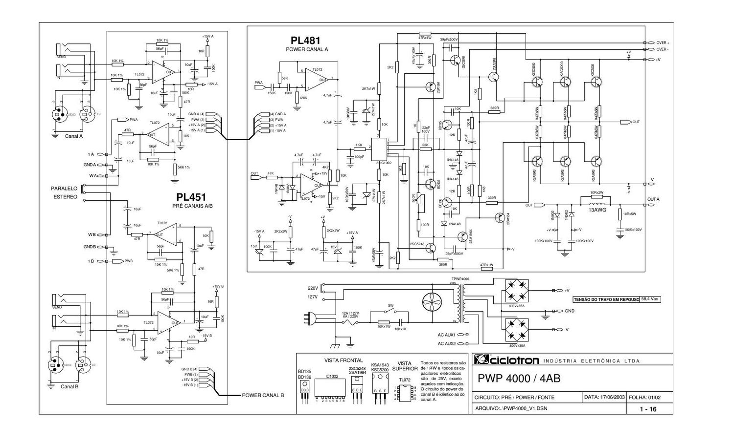 ciclotron pwp 4000 4ab