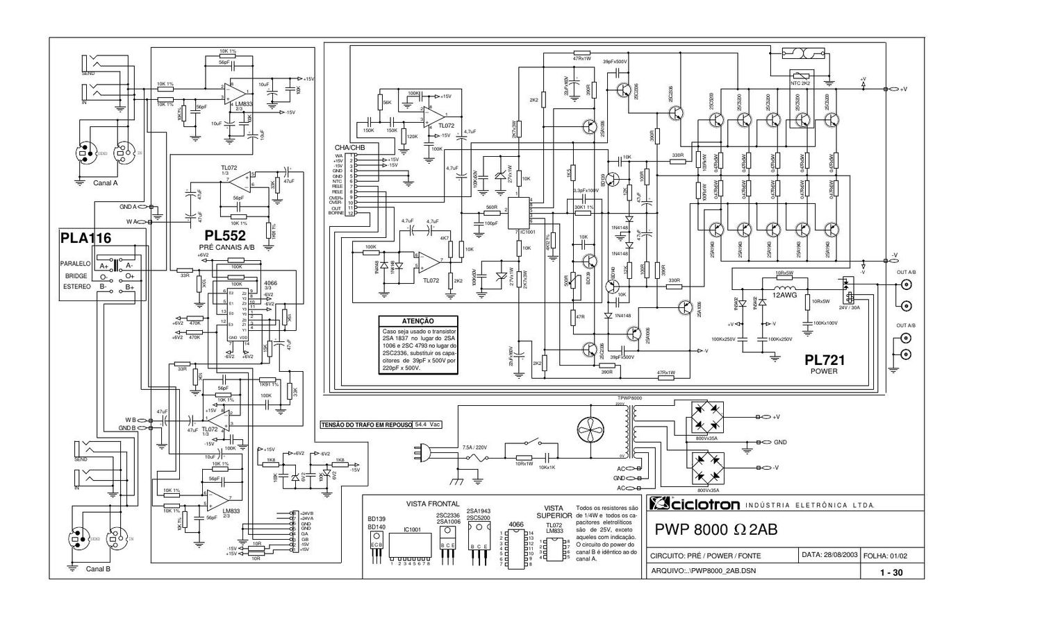 ciclotron pwp 8000 2ab