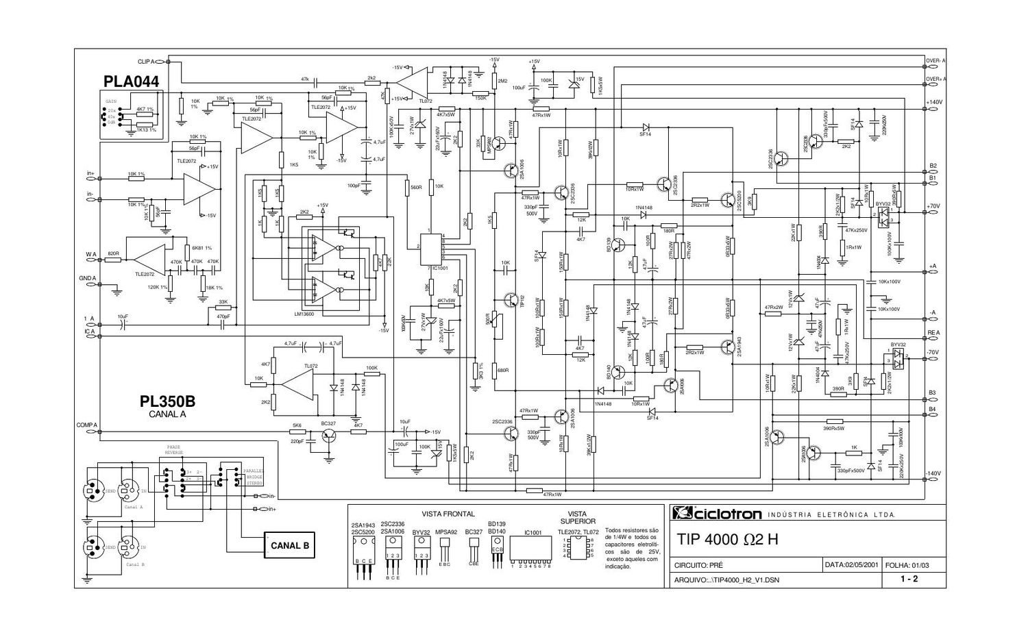 ciclotron tip 4000 h2 ii