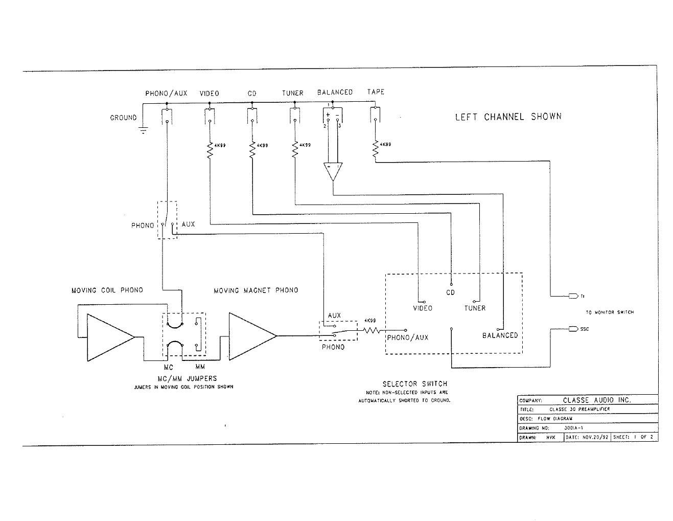 classe audio 30 schematic