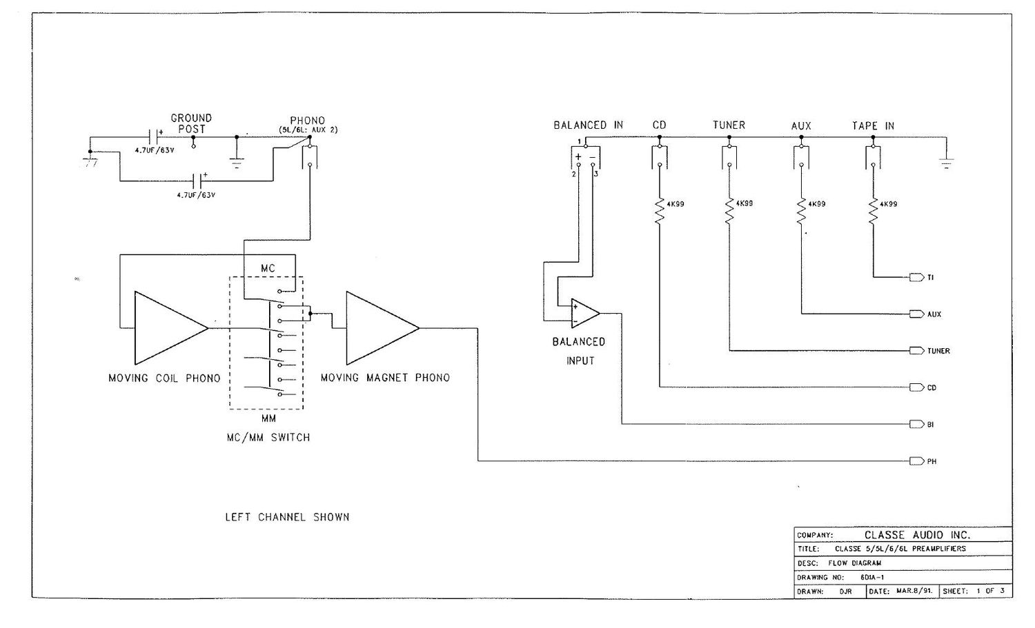 classe audio 5 schematic