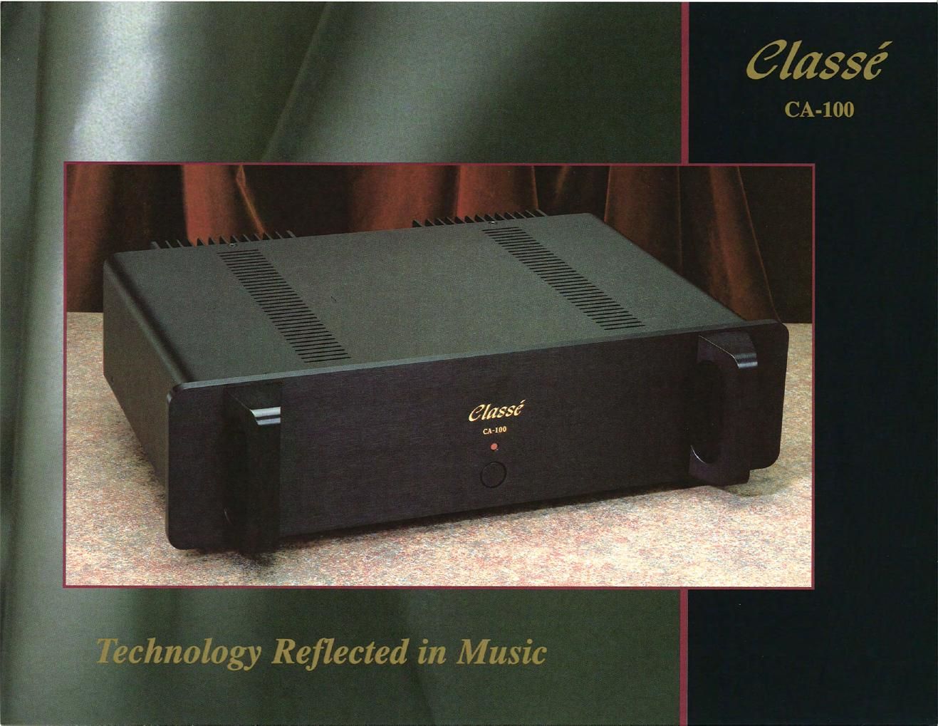 classe audio ca 100 brochure