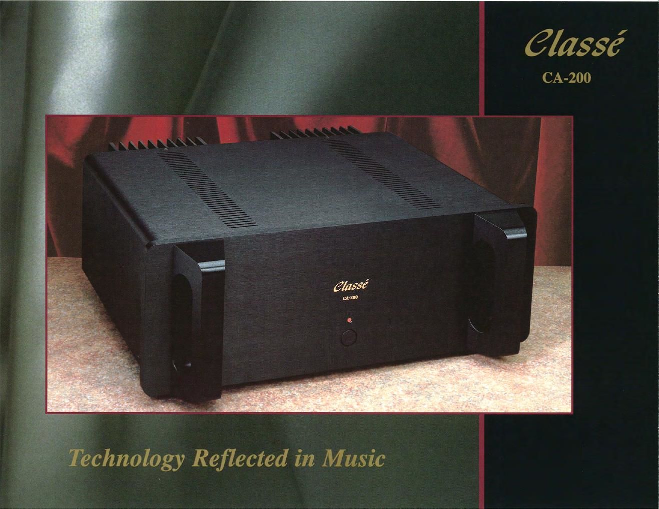 classe audio ca 200 brochure