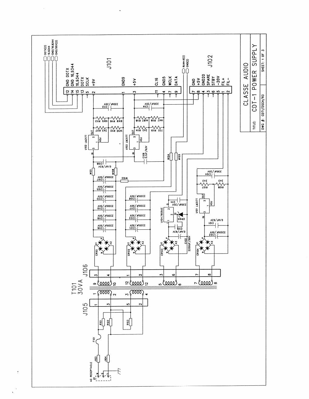 classe audio cdt 1 schematic