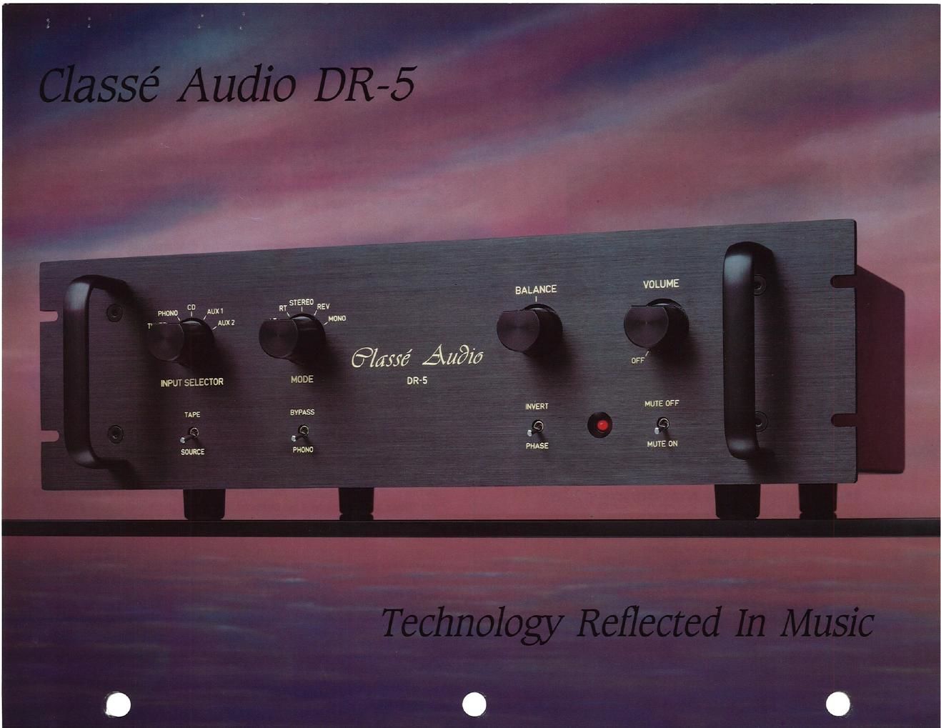 classe audio dr 5 brochure