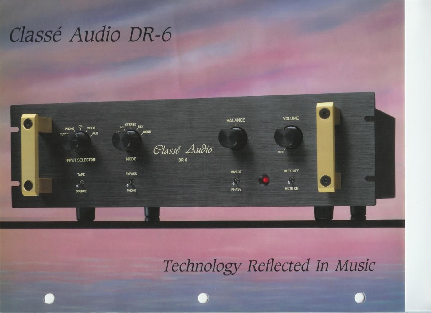 classe audio dr 6 brochure