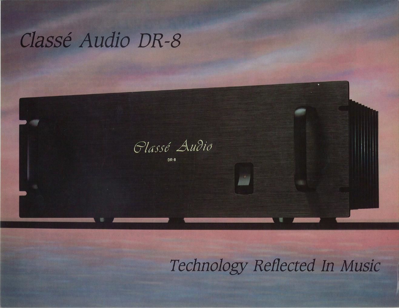 classe audio dr 8 brochure