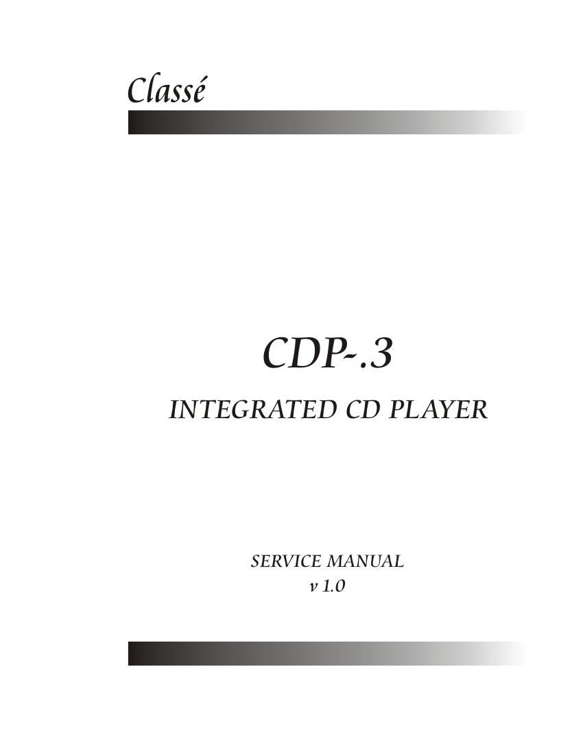 Classe CDP3 cd sm