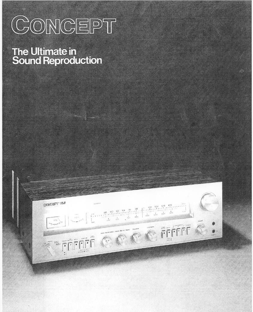 concept receiver brochure 1977