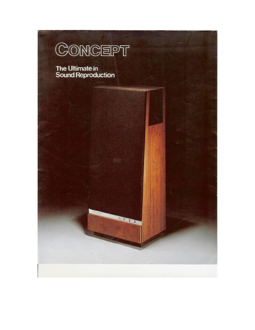 concept speaker brochure