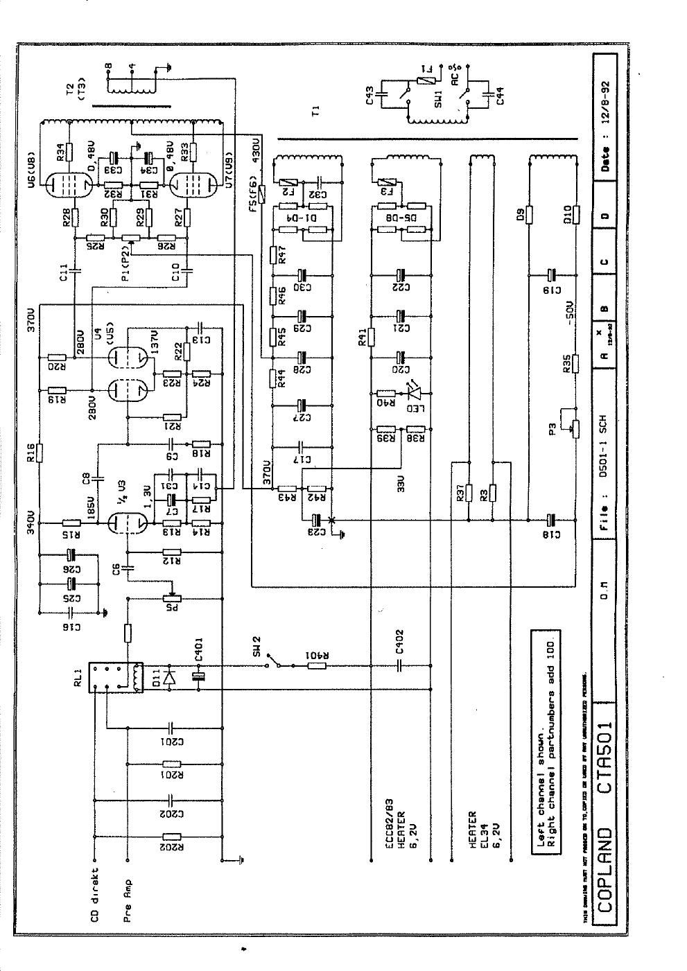 copland cta 501 schematic