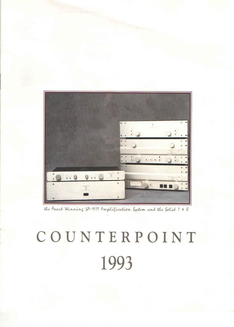 1993 Counterpoint Catalog