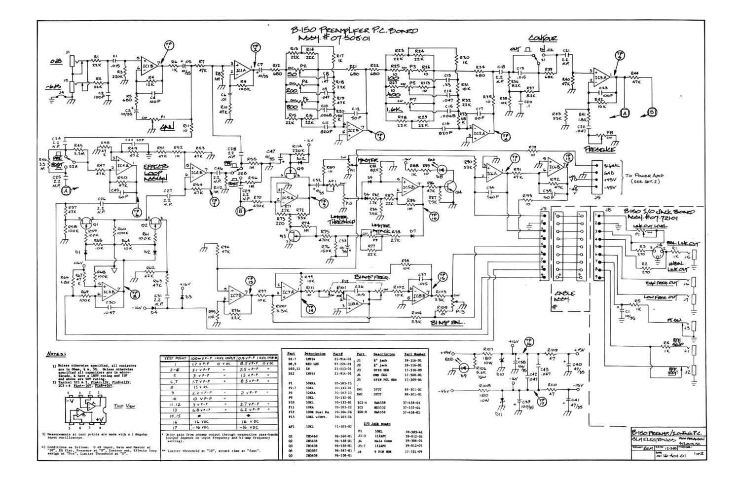 Crate B 150 Schematics