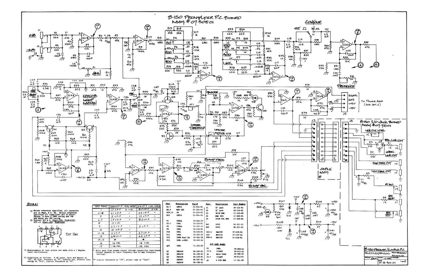 Crate B 150 Schematics