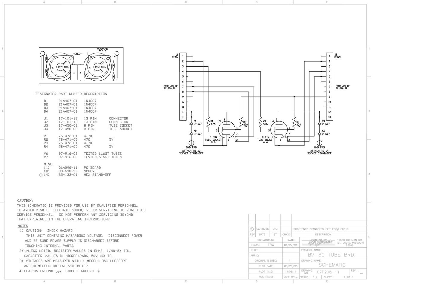 Crate BV 60 Tube Board