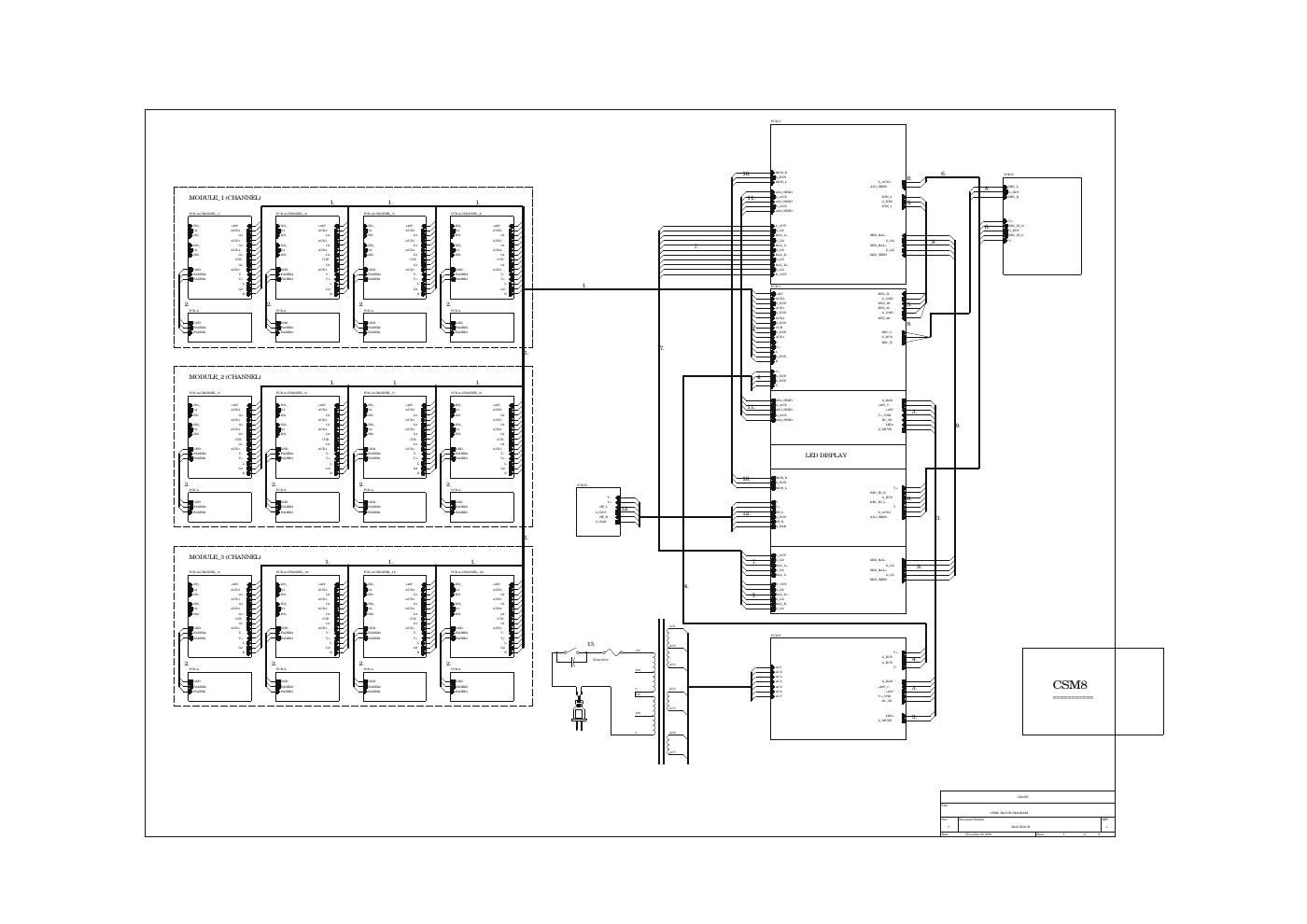 Crate CSM8 Mixer Schematics