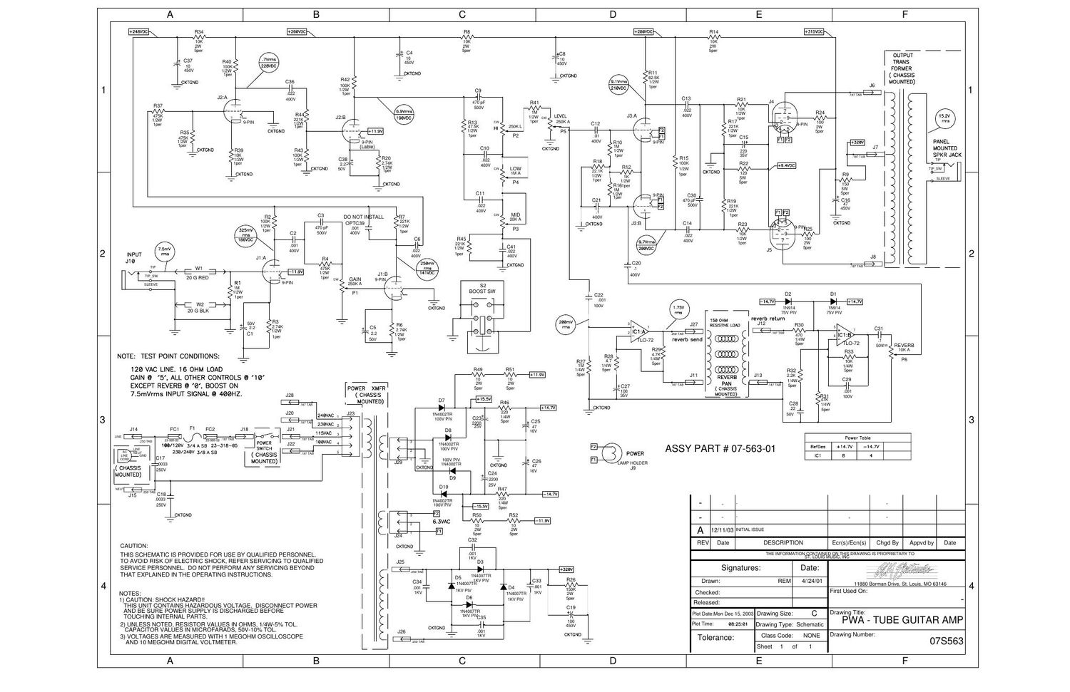 Crate Palomino V16 Schematic