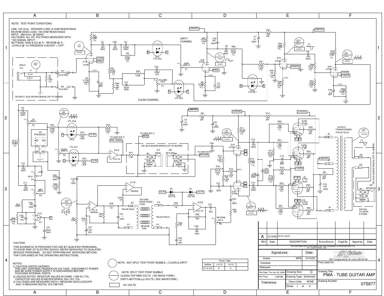 Crate Palomino V32 Schematics