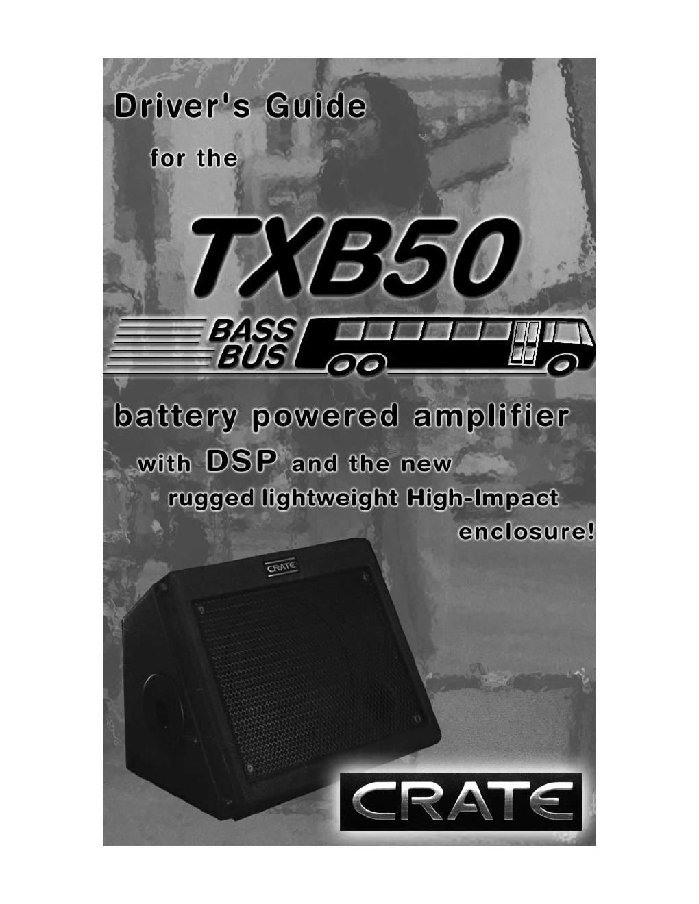 crate tx B50 manual en