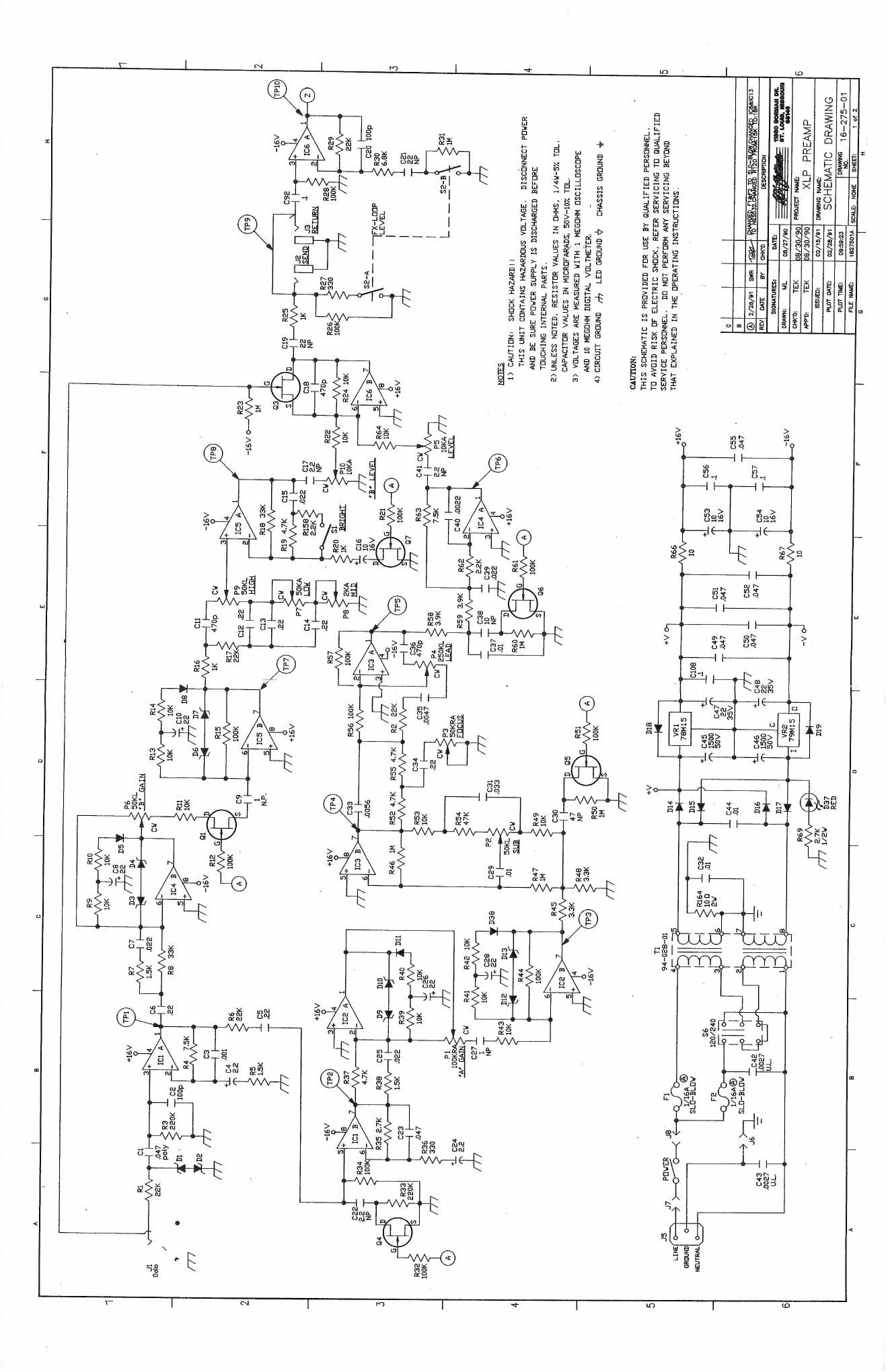 Crate XLP Schematics