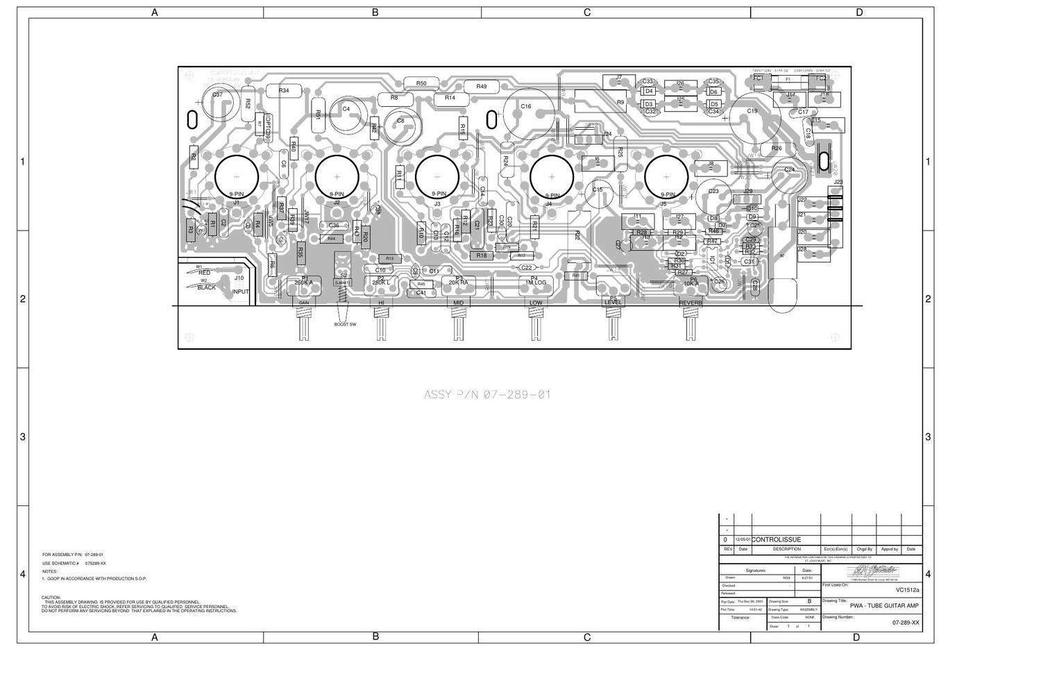 Crate VC 1512a Layout