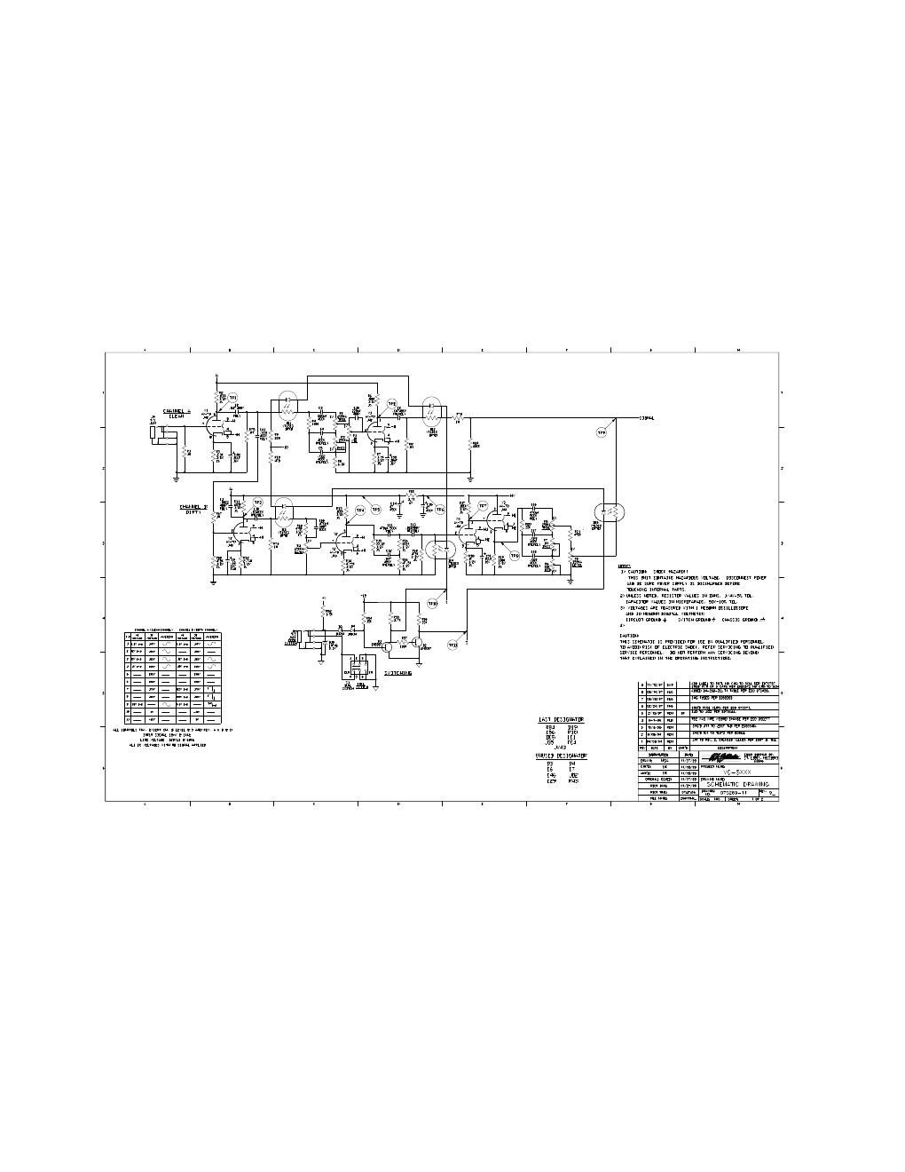 Crate VC 50 07S269 Schematics