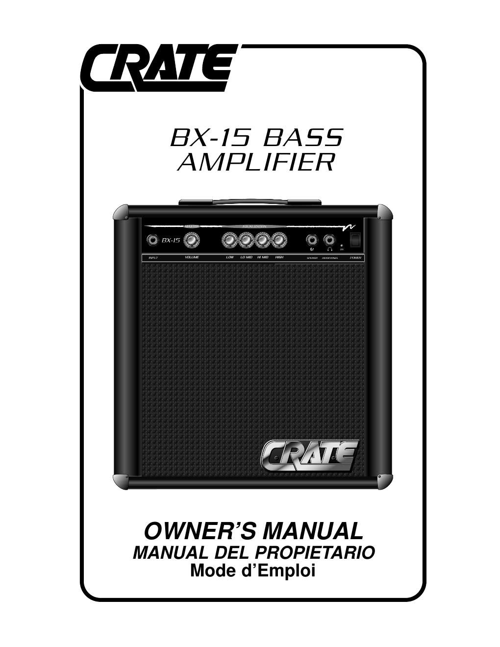 crate bx 15 manual en