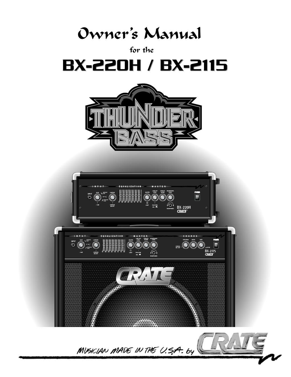 crate bx 2115 manual en