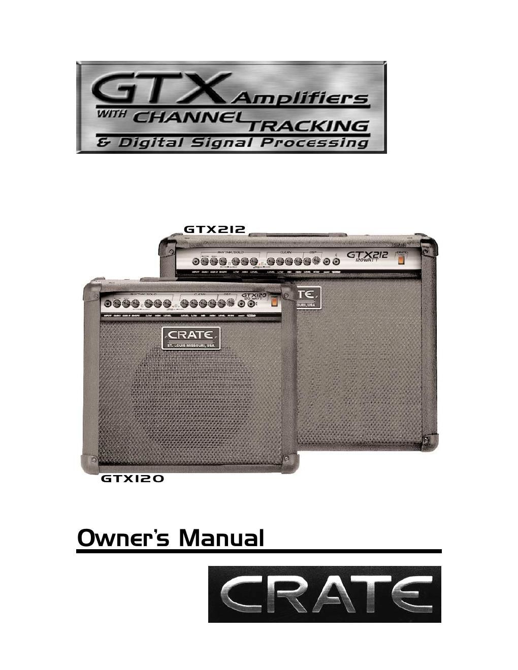 crate gtx 120 manual en