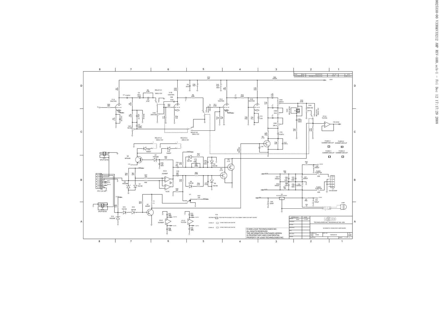 Crate V33H Schematics