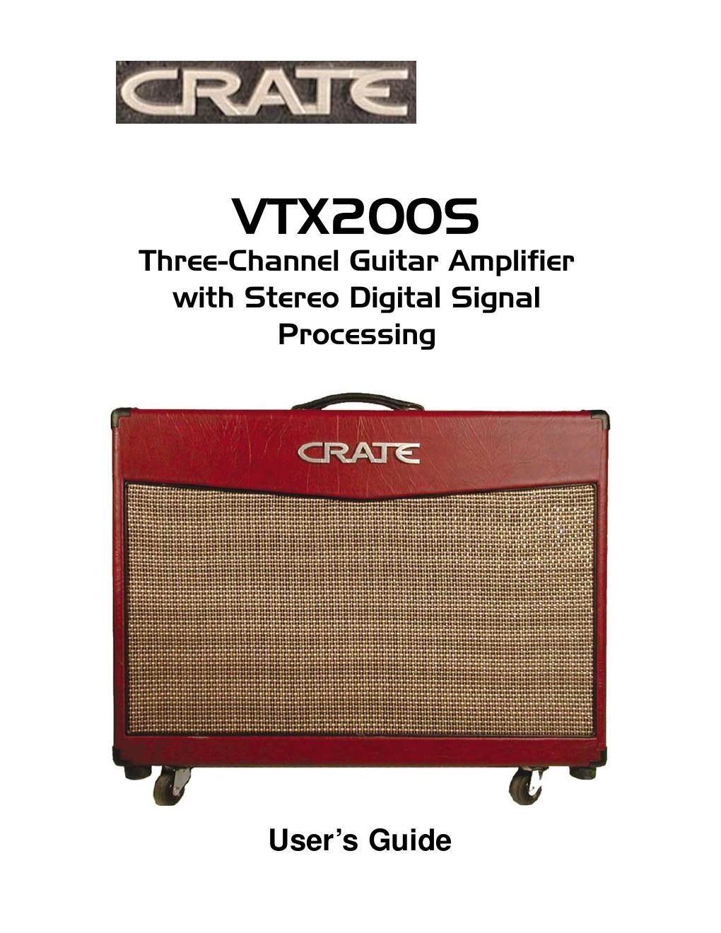 crate vtx 200S