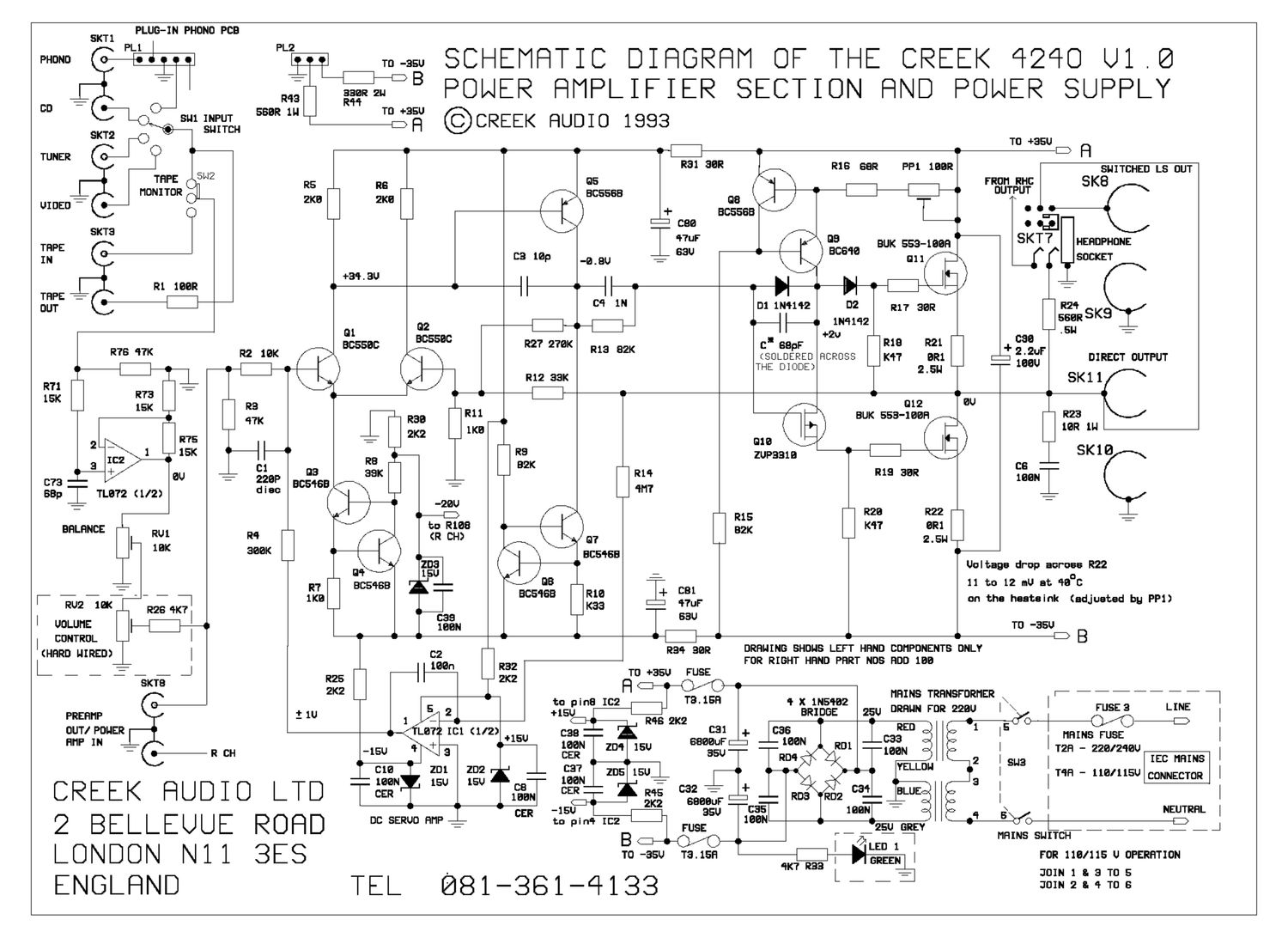 creek 4240 v1 0 int schematic