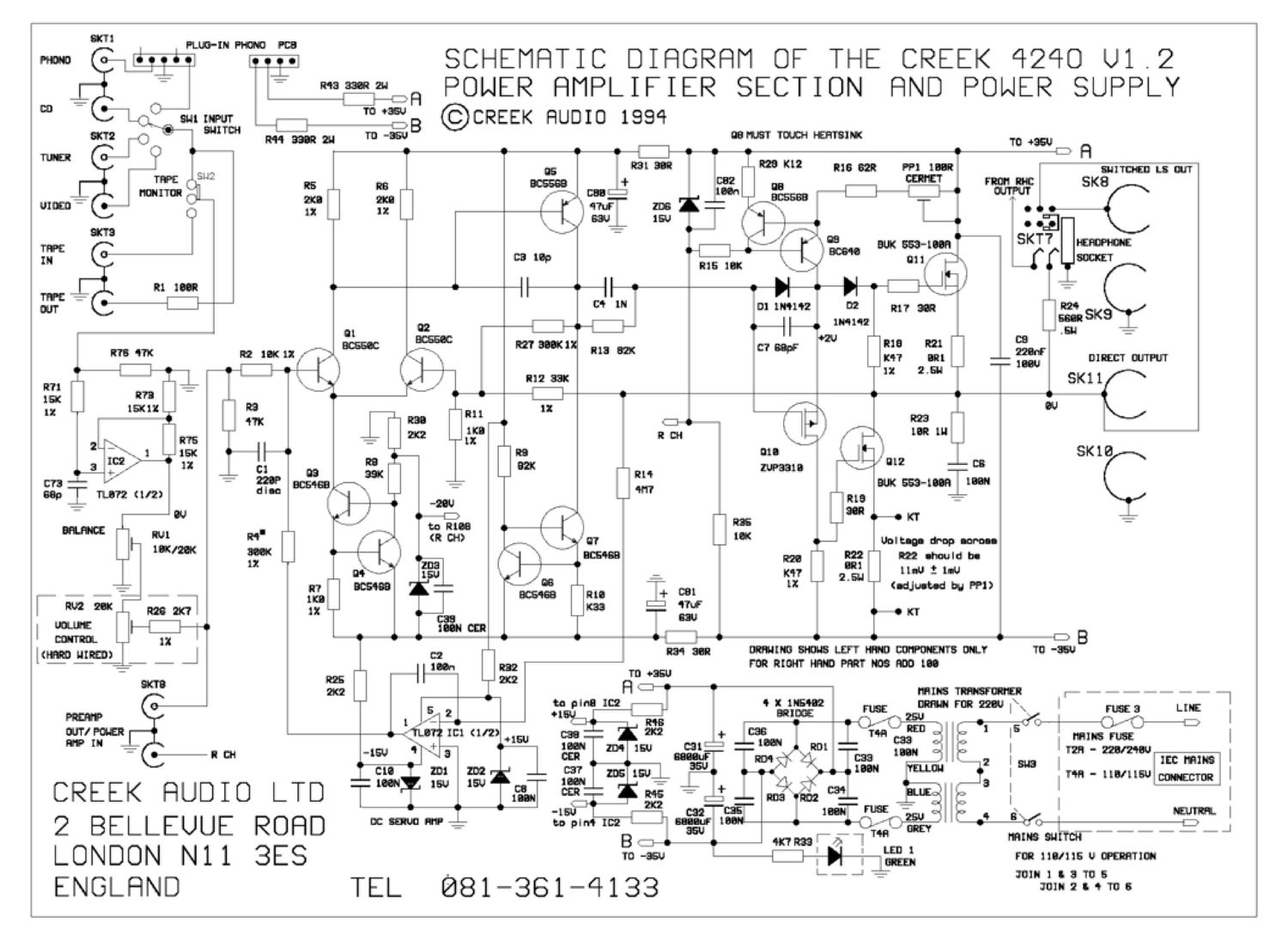 creek 4240 v1 2 int schematic