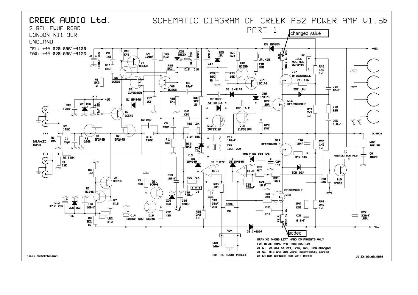 creek a 52se pwr schematic