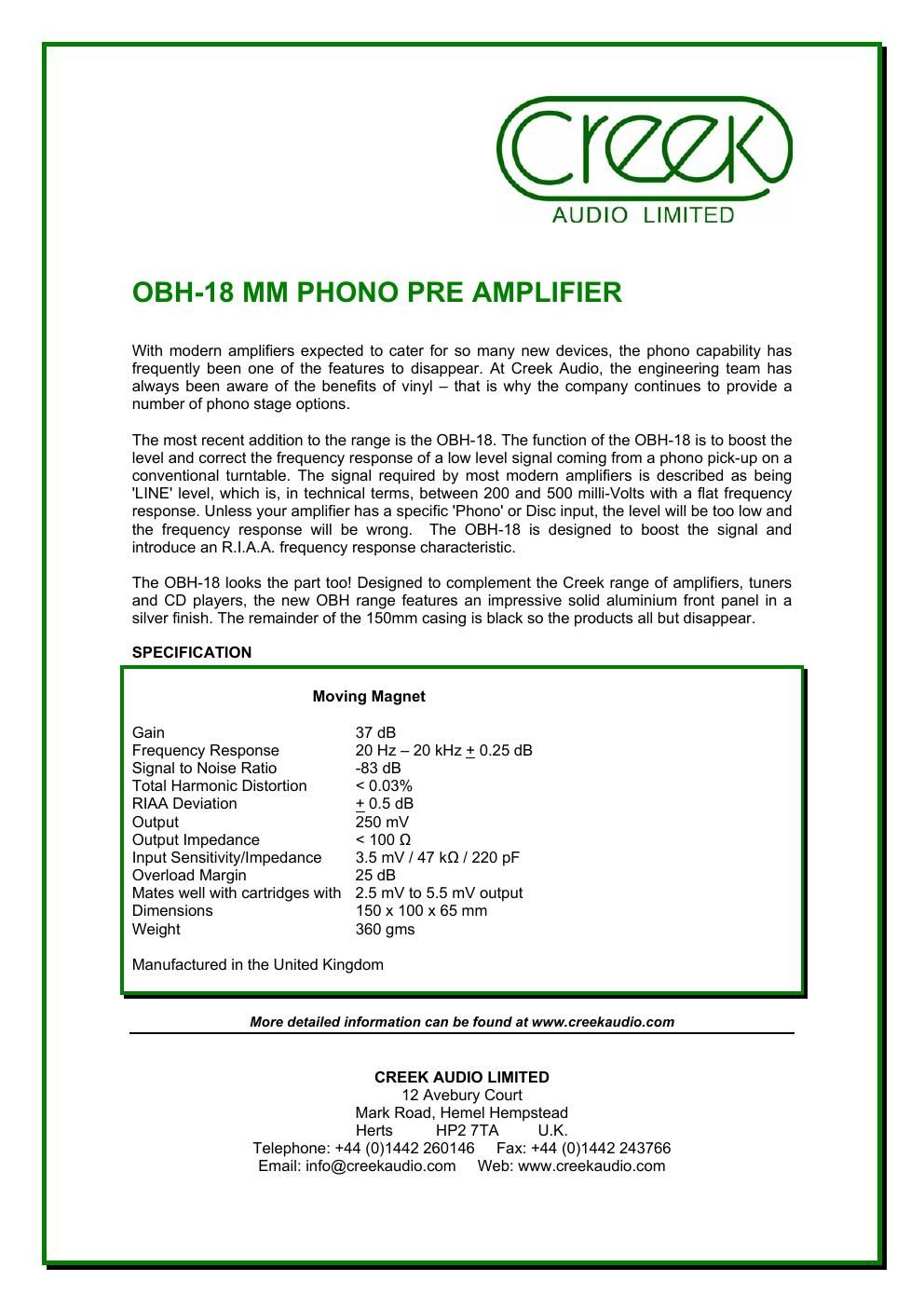 creek obh 18 brochure