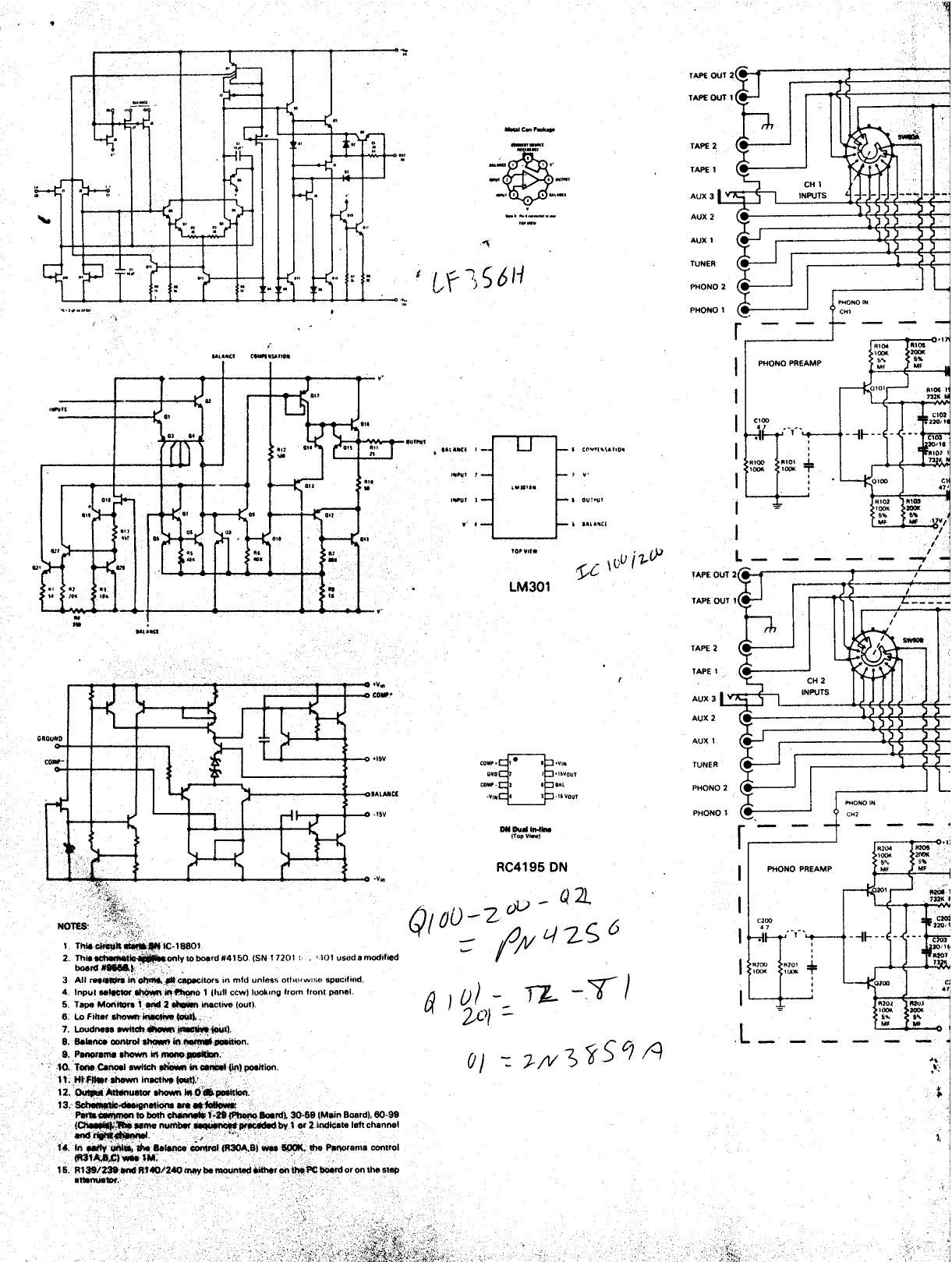 Crown IC 150 A Schematic