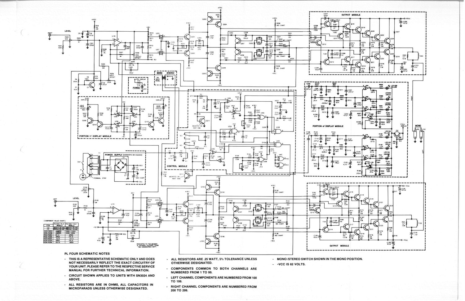 Crown Power Line Four Schematic