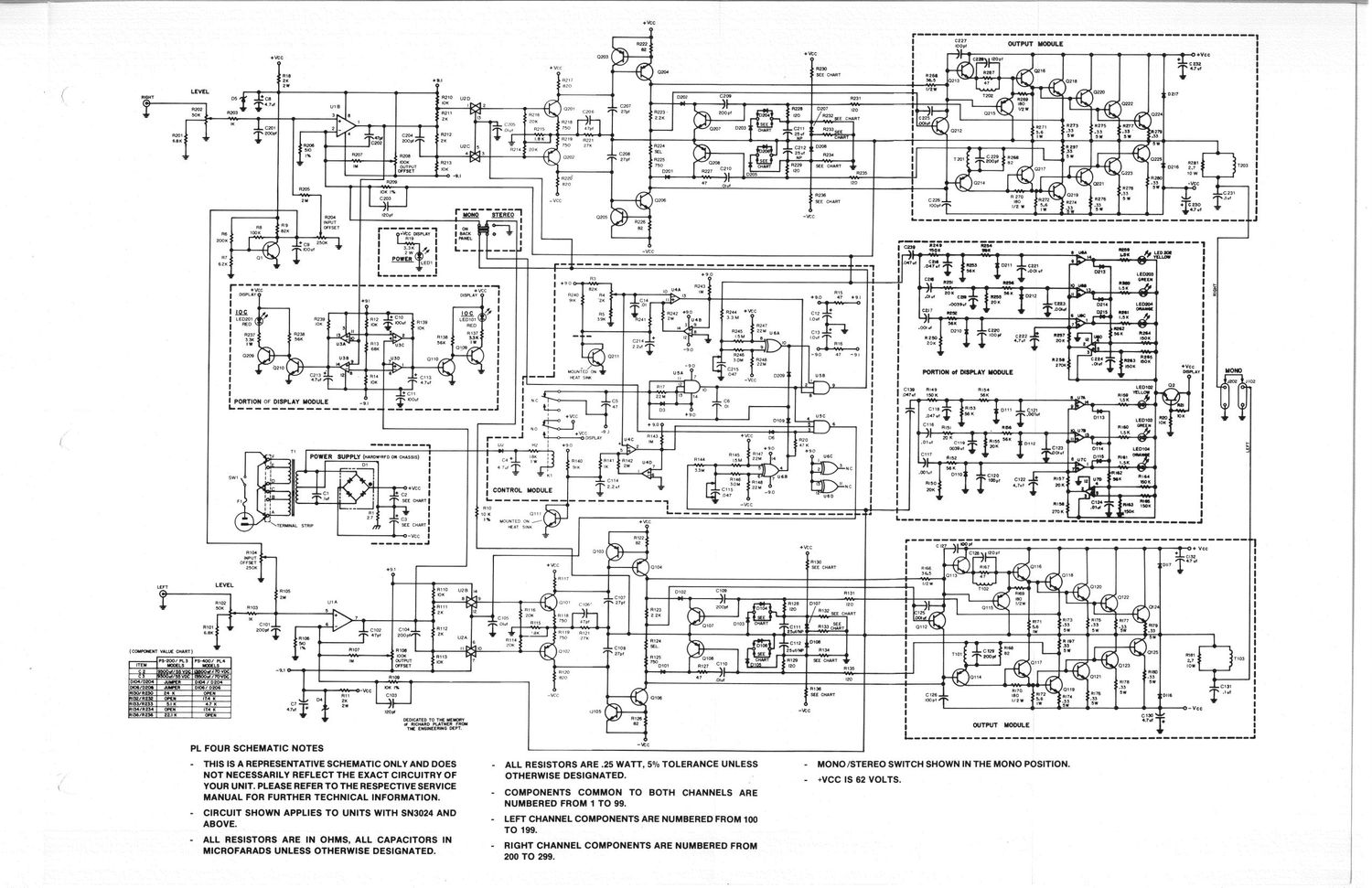 Crown Power Line Four Schematic