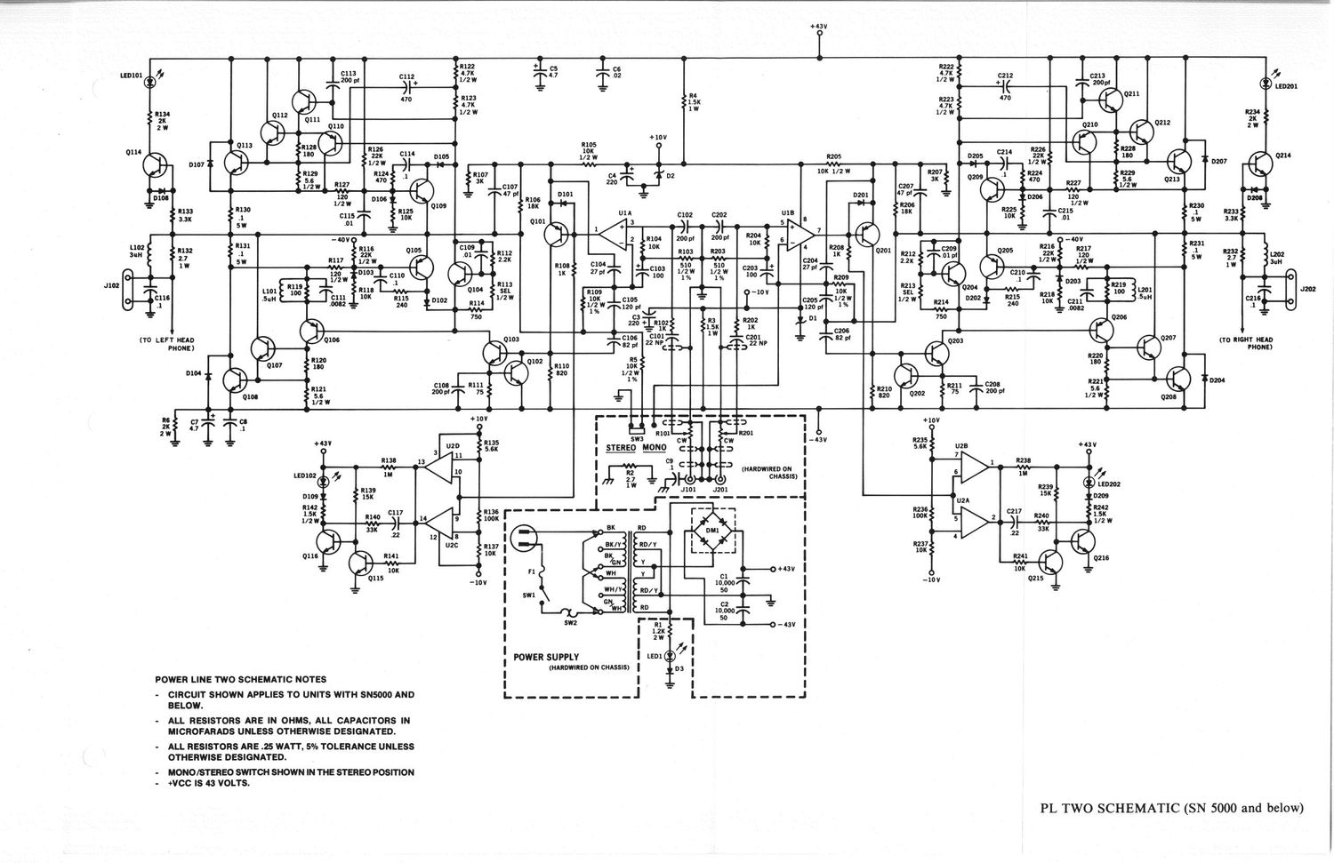 Crown Power Line Two Schematic