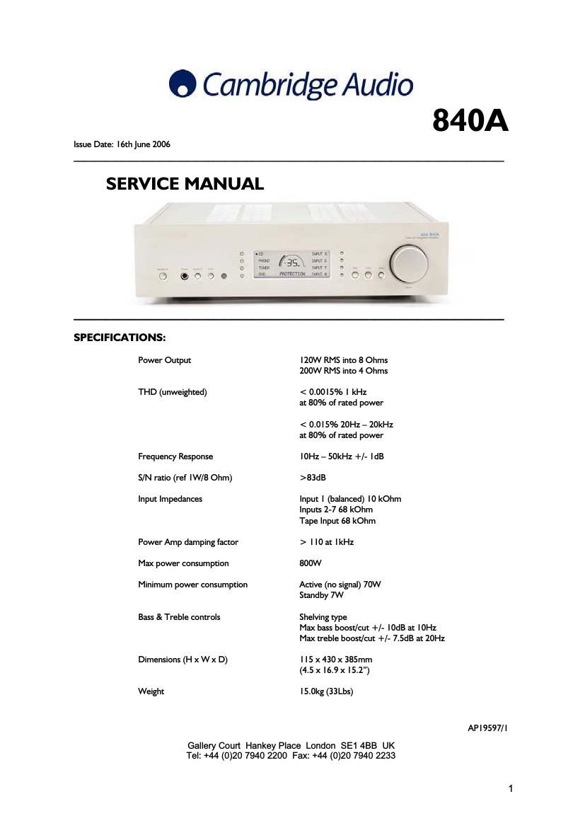 cambridgeaudio 840A int sm