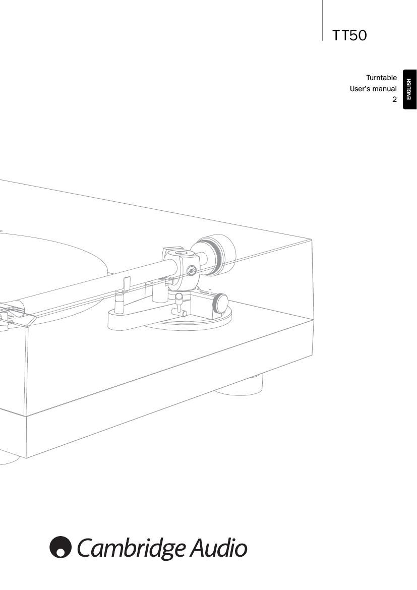 cambridgeaudio TT 50 Owners Manual