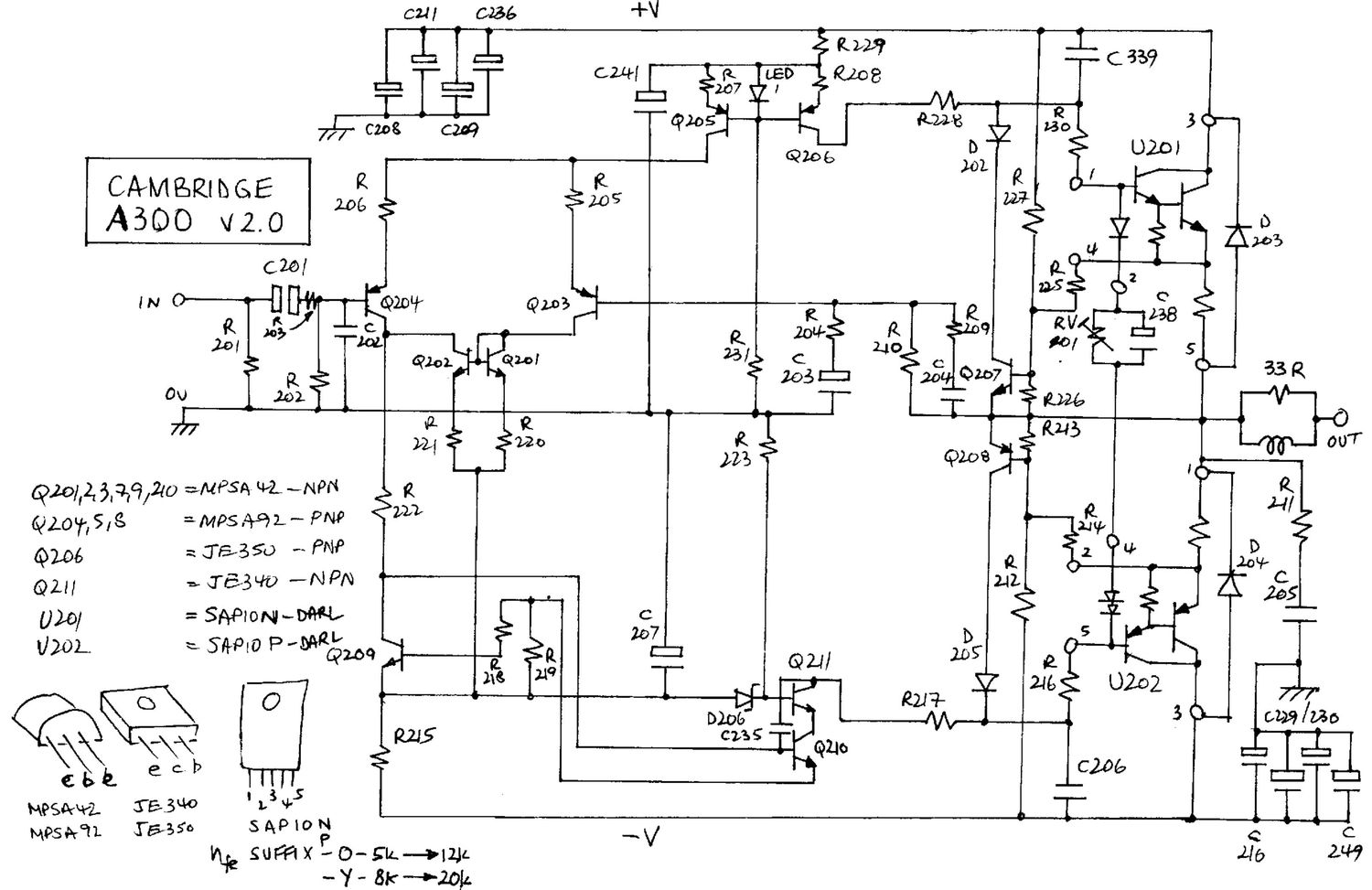 cambridgeaudio A300 pwr sch