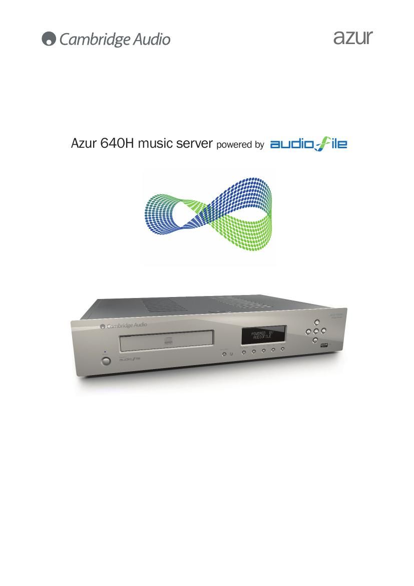 cambridgeaudio azur 640 h brochure