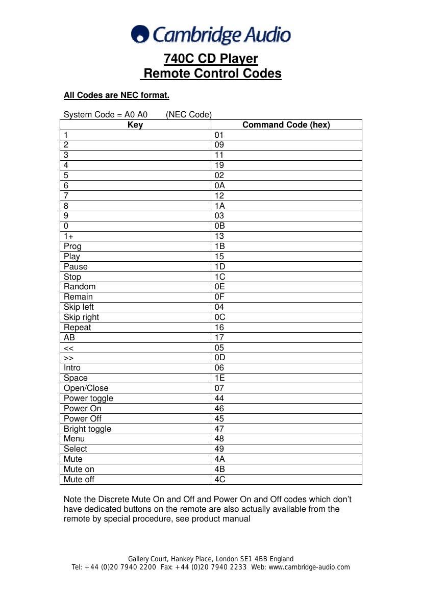 cambridgeaudio azur 740 c owners manual