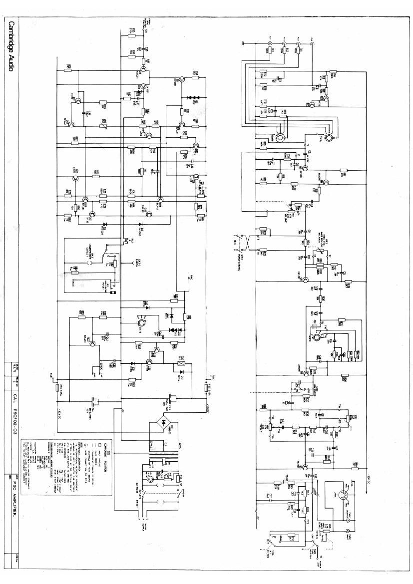 cambridgeaudio p 50 mk2 schematic