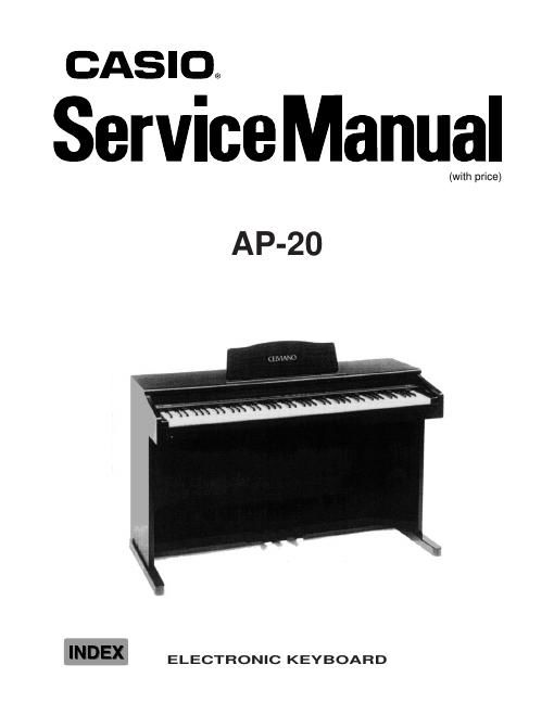 casio ap 20 service manual